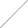 Женская цепь из серебра якорного плетения ширина 1,4 мм