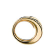 Безразмерное кольцо Graziella, модель Natura,  из желтого золота с ювелирной печатью