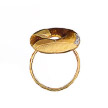 Кольцо из желтого золота с эмалью, Graziella, модель Сielo11