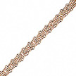 Необычный женский браслет «Фантазия» , выполнен из розового золота 585 пробы