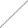 Цепочка Перлина из серебра ширина 1,5 мм