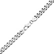 Крупная мужская цепь шириной 8 мм. , панцирного плетения с алмазными гранями