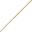 Цепь из розового золота, плетение якорь с алмазной гранью, ширина 1,5 мм