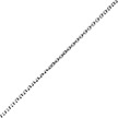 Якорная цепочка из белого золота, шириной 1,4 мм