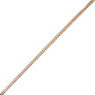 Цепь из золота плетение панцирь, ширина 2 мм