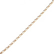 Цепь из золота плетение Фигаро 1+1 ,ширина 0,1 см