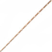 Золотая цепь  плетение Фигаро 1+3, ширина 0,1 см