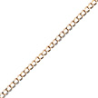 Цепь золотая плетение Панцирь с алмазной гранью, ширина 2 мм