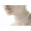 Ожерелье Лолита из белого натурального жемчуга