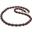Ожерелье Бьюти из жемчуга цвета «шоколад».