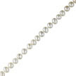 Ожерелье из белого круглого речного жемчуга. Жемчужины 4 мм.