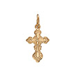 Православный крест из розового золота