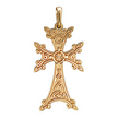 Православный крест из желтого золота