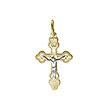 Православный крест из комбинированного золота