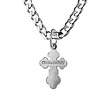 Православный серебряный крестик с чернением