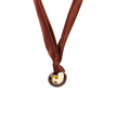 Серебряная подвеска Nastri06-Choco с шелком, эмалью и позолотой от бренда Graziella
