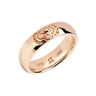 Обручальное кольцо из розового золота с бриллиантами