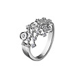 Серебряное кольцо с кристаллами Swarovski