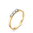 Золотое кольцо дорожка с  бриллиантами