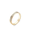 Утонченное обручальное кольцо из розового золота с бриллиантами
