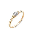 Золотое кольцо с  бриллиантами