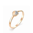 Кольцо из розового золота с  бриллиантами