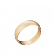 Широкое обручальное кольцо из розового золота