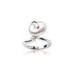 Серебряное кольцо с белым жемчугом Кеши