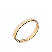 Обручальное кольцо из розового золота с одним бриллиантом