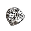 Серебряное кольцо с рутенированием, родированием от бренда Breuning
