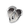 Серебряное кольцо Fiori18-Black с кристаллом и родированием от бренда Graziella