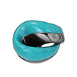 Серебряное кольцо Intrecci15-Turquois с эмалью и рутенированием от бренда Graziella