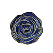 Серебряное кольцо Graziella с эмалью и рутенированием Rosa12-Blue